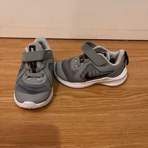 Baby toddler Nike sneakers grey like new